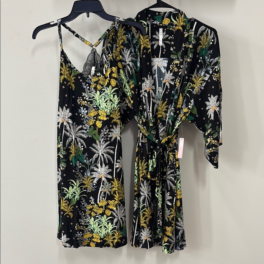 Soma Cool Nights Oasis Chemise and Robe Set